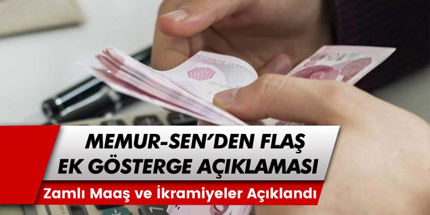 Memur-Sen'den Flaş 3600 EK Gösterge Açıklaması! İşte Zamlı Emekli Maaş ve İkramiyeleri Duyuruldu...