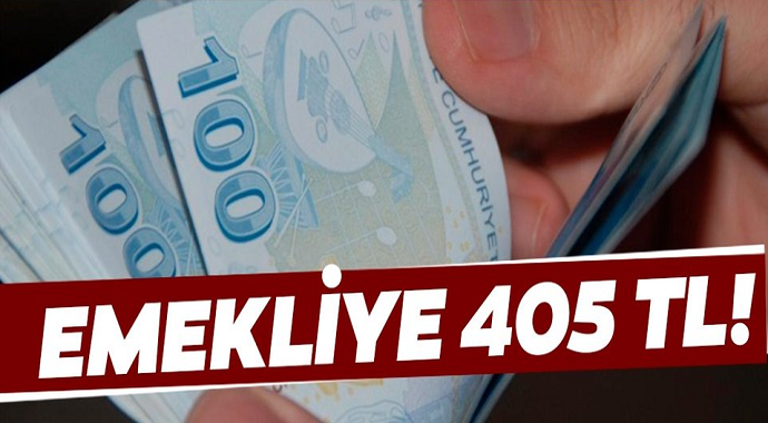 Müjde Emekliye 405 TL Ek Gelir! Emeklilere aile yardımı verilecek mi?