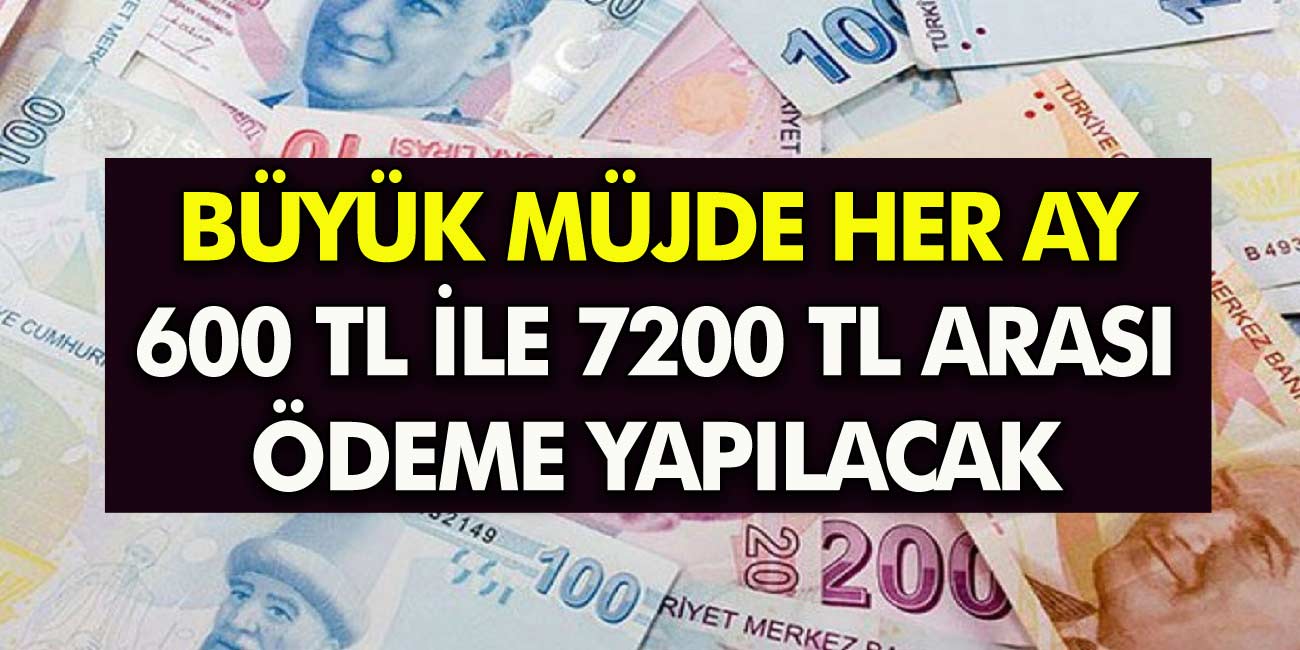 Aile Bakanlığından müjde beklenen Aileler 7.200 TL ödemeler başladı! e-Devletten hemen paranıza alabilirsiniz!