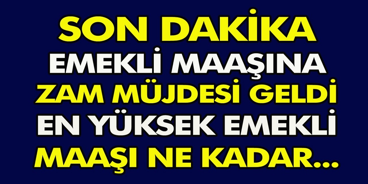 Emekli 2023 Ocak zammı ne kadar olacak! SSK, Bağ-Kur en düşük en yüksek emekli maaşı kaç TL'ye çıkacak?