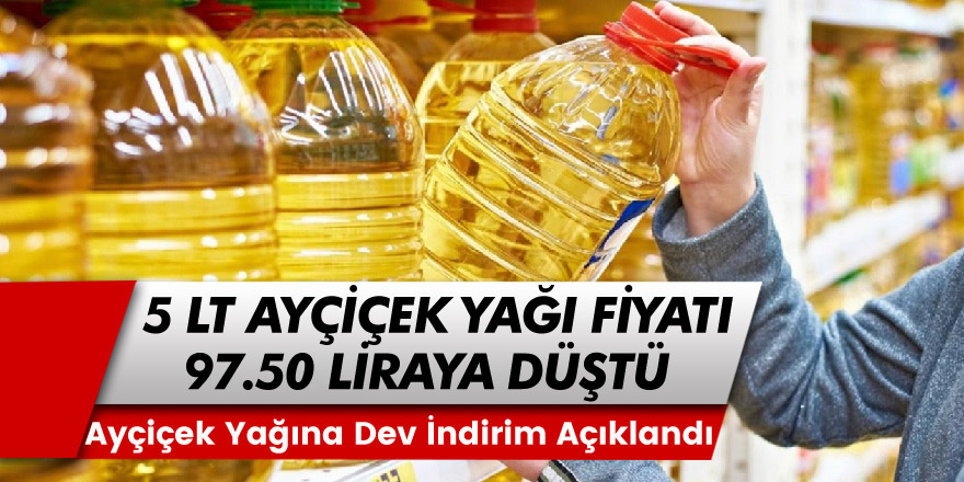 Migros'tan Stok Yaptıracak Kampanya! 5 LT Ayçiçek Yağı 97.50 Liradan Satışa Sunuldu... İndirimi Duyan Markete Koştu!