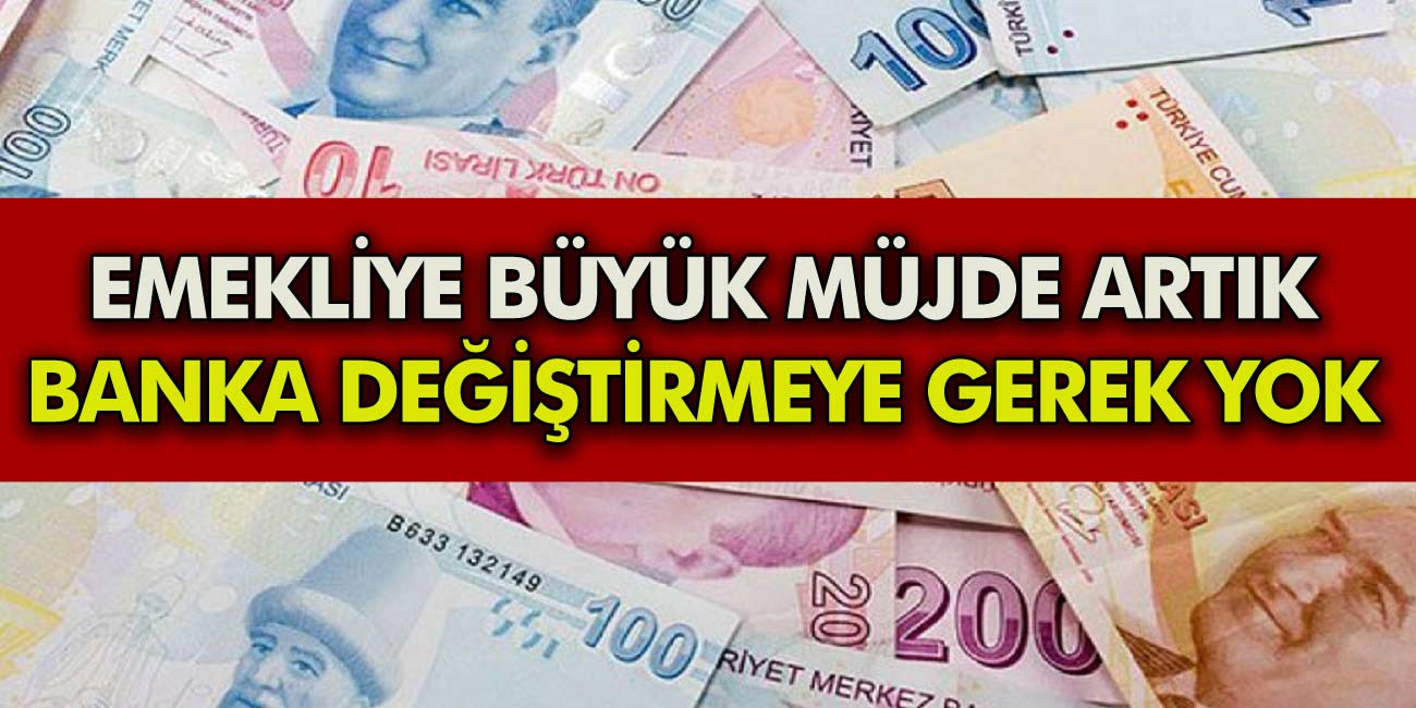 13,5 milyon Emekliye müjde! Artık Banka değiştirmeye gerek yok! Maaş promosyonlarında yeni karar çıktı!
