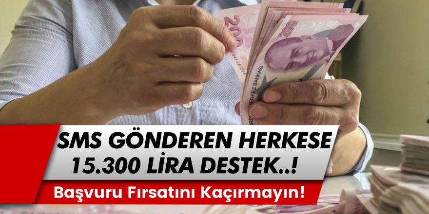 SMS Atan Herkese 15.300 TL’lik Destek! PTT’nin Açıkladığı Destek Sosyal Medyayı Yıktı Geçti!
