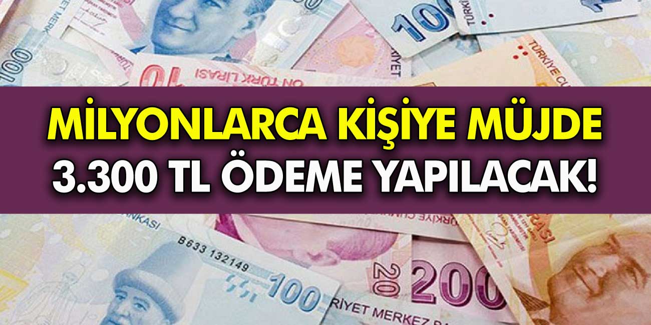 Vatandaşa bayram ettirecek gelişme 3.300 TL destek ödenecek! Bu parayı Kimler Alabilir? E-Devlet'ten Yardım Nasıl Alınır?