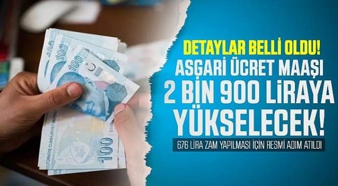 Müjde asgari ücret maaşı 2 bin 700 lira yükselecek... Resmi adım atıldı!