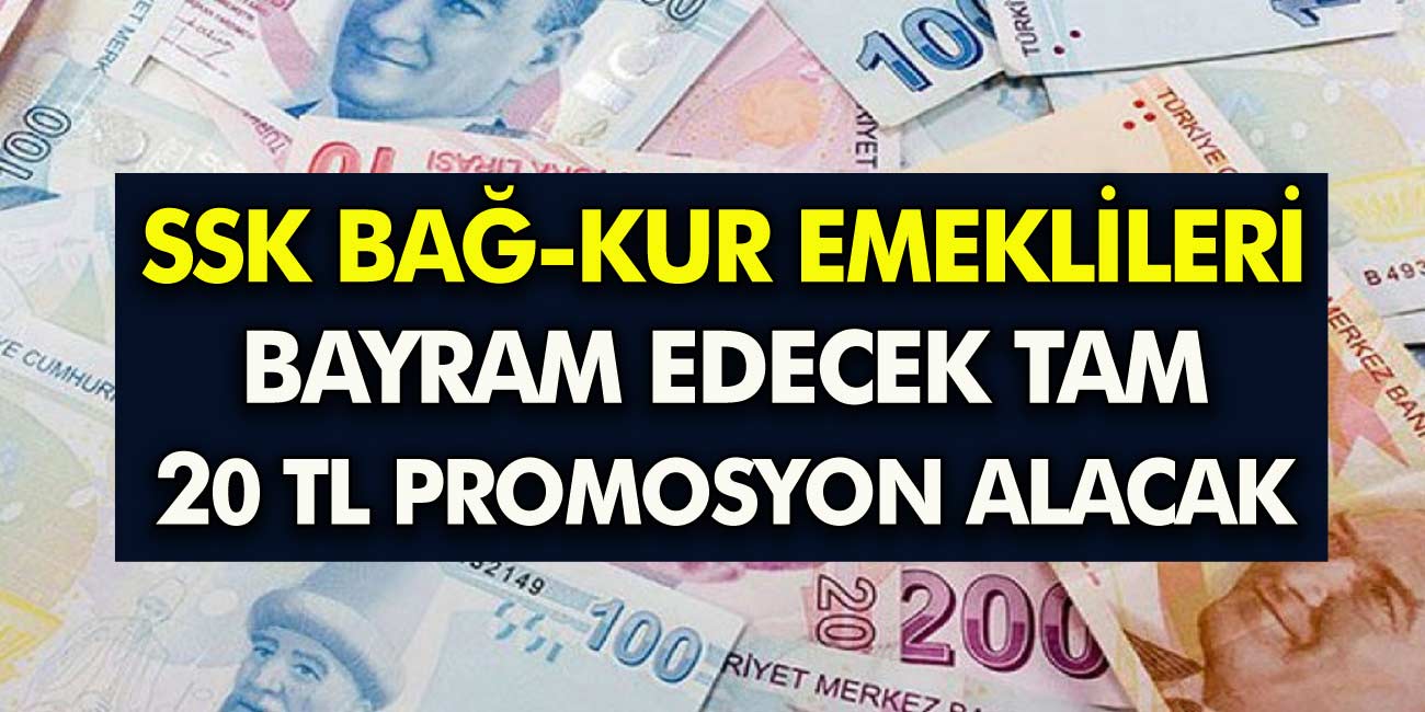 SSK BAĞ-KUR Emeklileri sevinçten bayram edecek! Müjde Emekliye 20 Bin TL  Ödeme yapılacak işte detaylar!