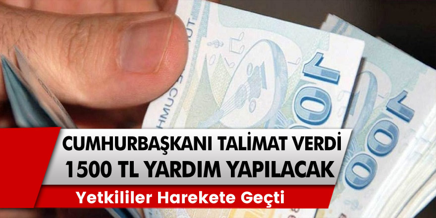 Aile ve Sosyal Hizmetler Bakanlığı 1500 TL ödeme yapıyor! PTT 1.500 TL Ödüyor! e-Devlet'te başvurular başladı!
