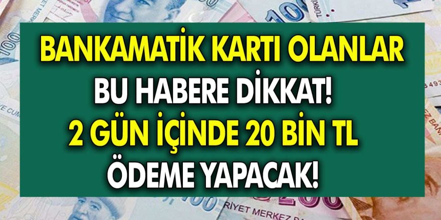 Bankalar Harekete Geçti: Bankamatik Kartı Olanlara 20 Bin TL Nakit Kredi Fırsatı