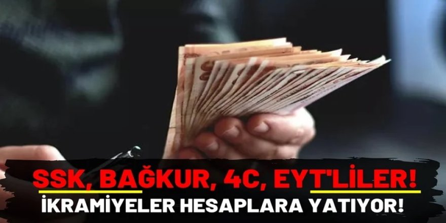 SSK, Bağ-Kur, 4C ve EYT emeklilerine müjde: Emeklilere Mayıs ayında ikramiye ödemeleri başladı: İşte detaylar...