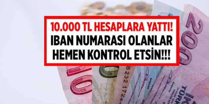 Unutulmuş Bir Servet! Ziraat Bankası, Garanti BBVA, Akbank ve Yapı Kredi'den IBAN Numaranıza 10.000 TL Geldi!