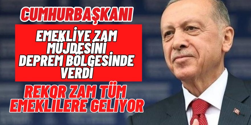 SSK BAĞ-KUR EYT'li Emekli maaş zammı oranları netleti! Cumhurbaşkanı rekor maz mjdesini duyurdu! Yüzde 45'ten açılıyor!