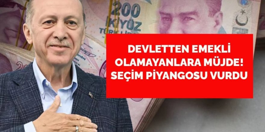 Emekli olamayan milyonlarca kişiye devletten müjde! Prim şartı yok!  İşte prim şartı olmadan emeklilik ayrıntıları!