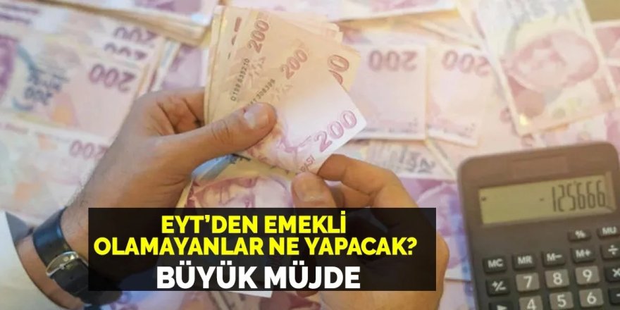 EYT'den emekli olamayanlara büyük müjde geldi! Prim iadesi müjdesi az önce son dakika olarak açıklandı!