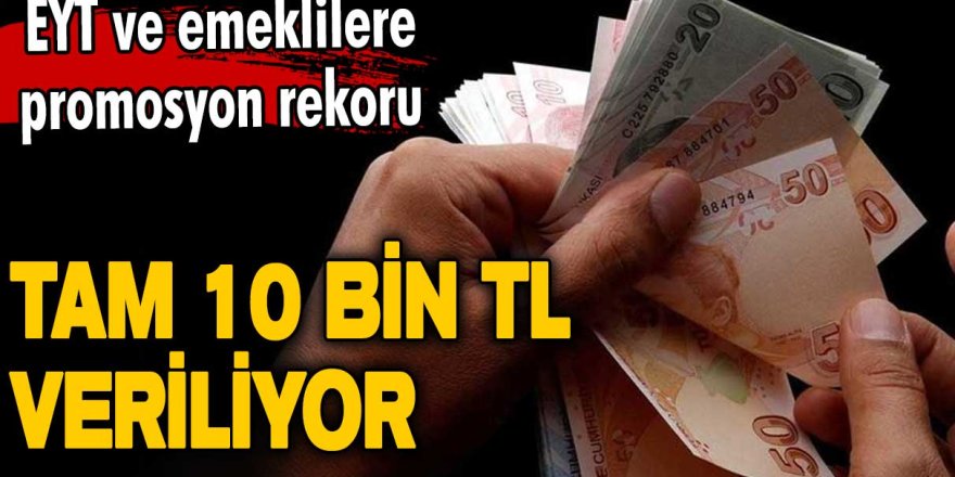 Emekli promosyonunda rekor zam müjdesi! Emekliler 10.500 TL nakit için bankaya akın ettiler...