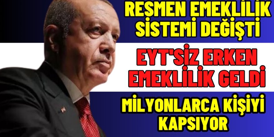 Emeklilik sistemi değişiyor! Meclis’ten geçti müjde prim ve yaş indirimi ile EYT'siz erken emeklilik...