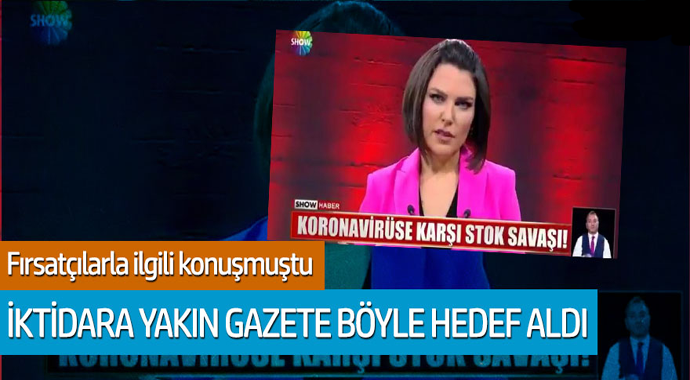 Ece Üner fırsatçılarla ilgili konuşmuştu! İktidara yakın gazete böyle hedef aldı