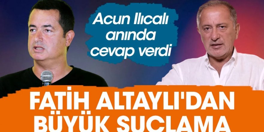 Medya Sektöründe Gergin Anlar: Acun Ilıcalı, Fatih Altaylı'nın Suçlamalarını Reddetti: İşte Olayın Perde Arkası...