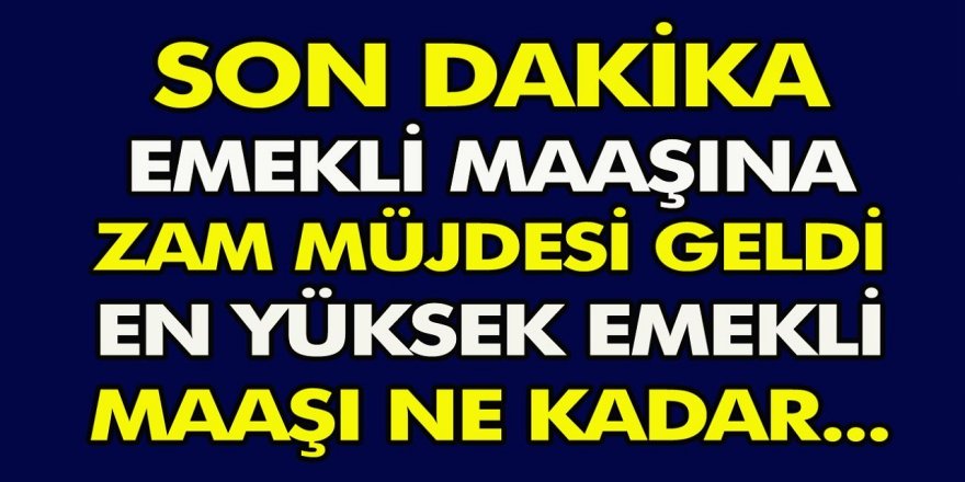 6,5 Milyon Emekliye Müjde: Ara Zam İçin Tarih Açıklandı! Emeklilere Sevindirici Haber: Ara Zam İçin Kesin Tarih!