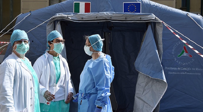 İtalya'da korona virüs salgınından hayatını kaybeden sayısı 26 bin 644 oldu