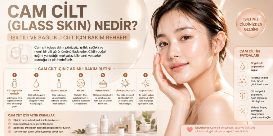 Cam Cilt (Glass Skin) Nedir? Işıltılı ve Sağlıklı Cilt İçin Bakım Rehberi