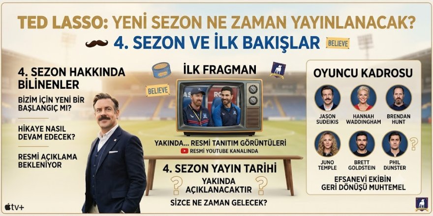 Ted Lasso Yeni Sezon Ne Zaman Yayınlanacak? 4. Sezon Yayın Tarihi, İlk Fragmanı…