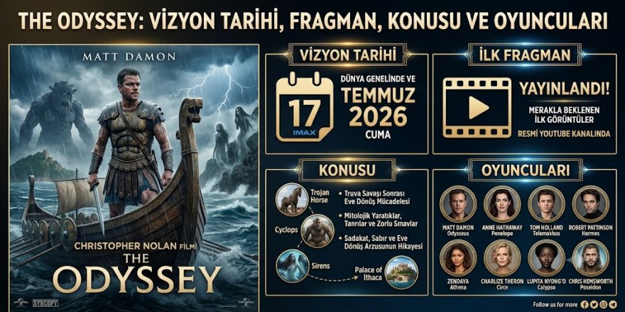 The Odyssey Ne Zaman Vizyona Girecek? Vizyon Tarihi, İlk Fragman, Konusu ve Oyuncuları