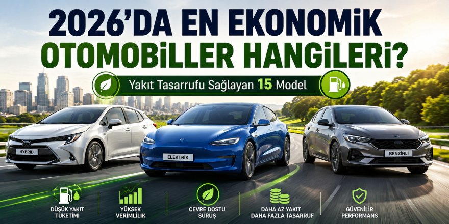 2026'da En Ekonomik Otomobiller Hangileri? Yakıt Tasarrufu Sağlayan 15 Model