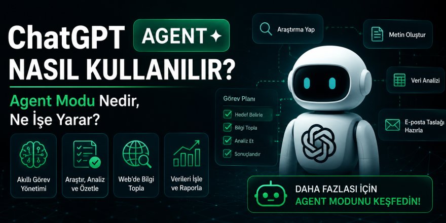 ChatGPT Agent Nasıl Kullanılır? Agent Modu Nedir, Ne İşe Yarar?