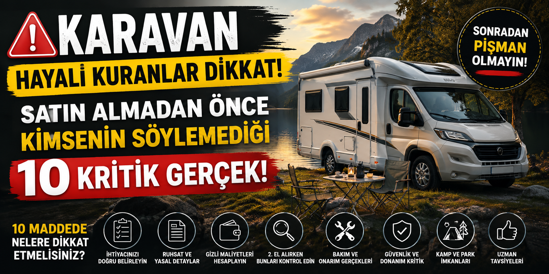 Karavan Hayali Kuranlar Dikkat! Satın Almadan Önce Kimsenin Söylemediği 10 Kritik Gerçek