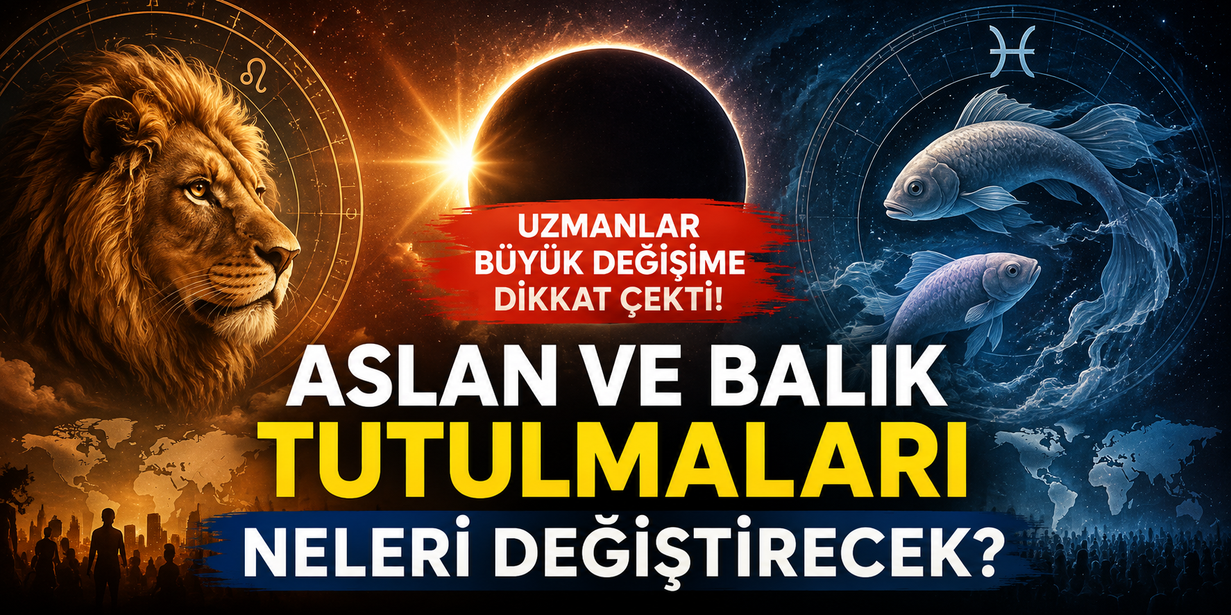 Uzmanlar Büyük Değişime Dikkat Çekti: Aslan ve Balık Tutulmaları Neleri Değiştirecek?