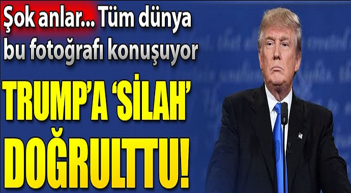 Donald Tusk, ABD Başkanı Donald Trump'a 'Silah Doğrultma' Fotoğrafı!