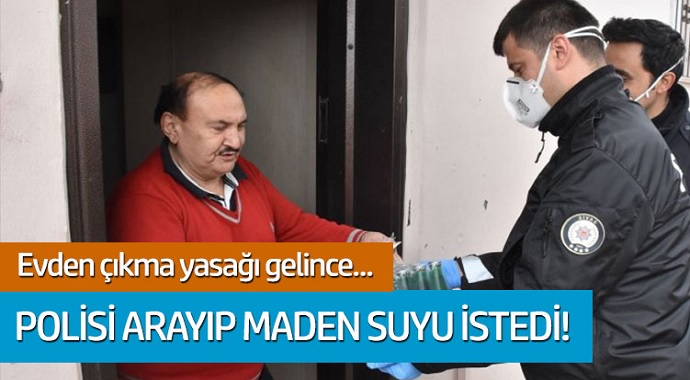 Sivas’ta 65 yaş üstü vatandaş, 112'den maden suyu istedi