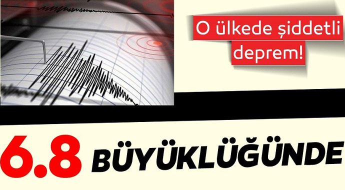 Filipinler'de 6,8 büyüklüğünde deprem