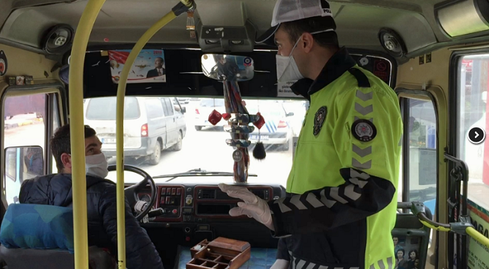 Edirne Keşan’da toplu taşımalara sıkı denetim