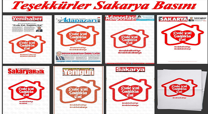 Sakarya'da yerel gazeteler ortak manşetle okuyucuların karşısına çıktı