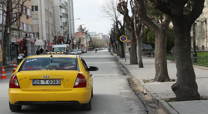 Eskişehir’de tedbir amaçlı taksiler sınırlandırıldı