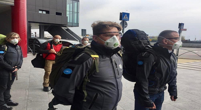 Polonyalı doktorlar, İtalyan meslektaşlarına yardıma gitti