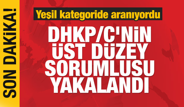 DHKP/C'nin üst düzey sorumlusu yakalandı