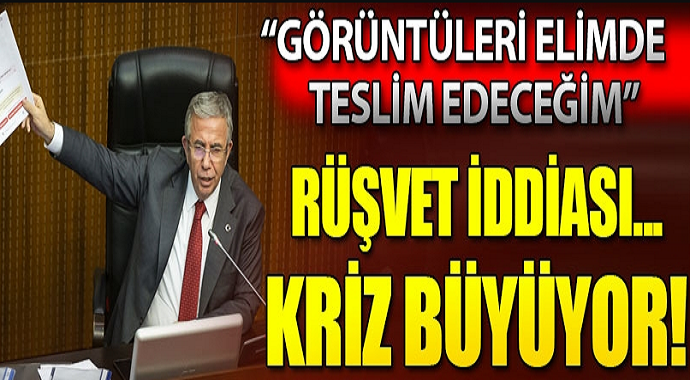 Rüşvet iddiasında kriz büyüyor! 'Görüntüler elimde teslim edeceğim'