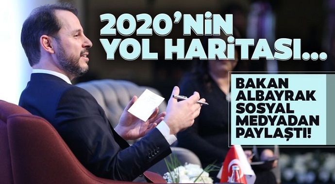 Bakan Albayrak 2020 yılının yol haritasını anlattı