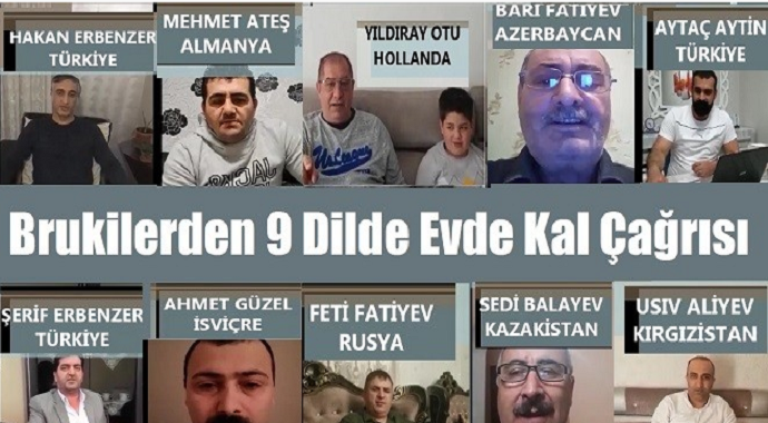 Doğu Anadolu Bölgesinin Buruki aşiretinden 9 dilde ‘evde kalın’ çağrısı