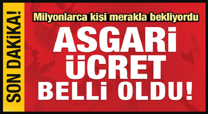 2020 Asgari ücret zammı belli oldu! 2020 AGİ ne kadar oldu? İşte asgari ücret tablosu 2020