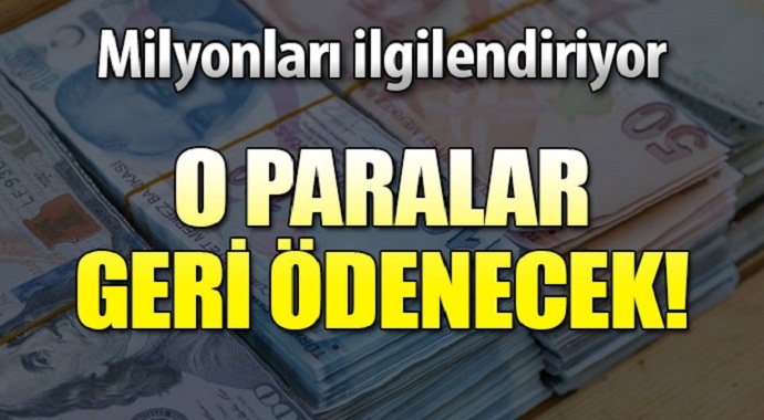 Emeklileri, memurları ve tüm işçileri ilgilendiriyor Toplu para iadesi' haberi!  İşte Detaylar ve Şartlar