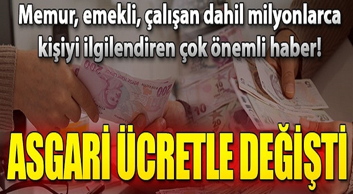 Memur, emekli, çalışan, milyonlarca kişiyi ilgilendiriyor çok önemli haber!