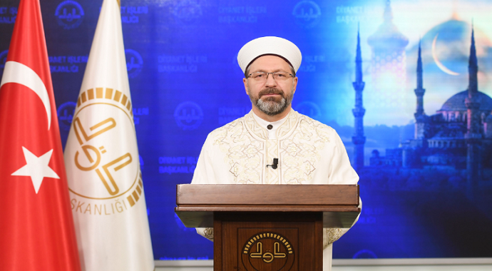Diyanet İşleri Başkanı Prof. Dr. Ali Erbaş, ‘Berat Gecesi’ mesajı