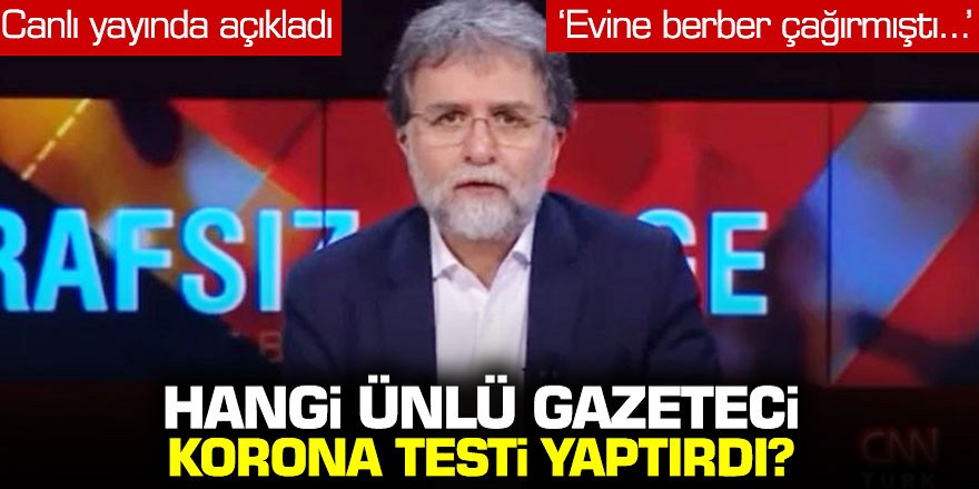 Hangi ünlü gazeteci korona testi yaptırdı? Canlı yayında açıkladı!