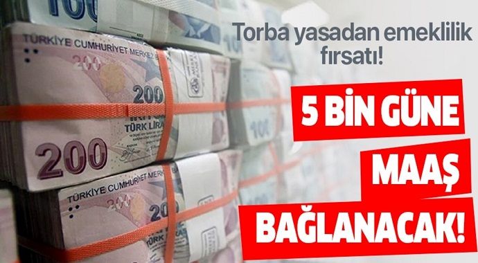 5000 güne maaş bağlanacak mı? Yeni torba yasada neler var? Vergi, KYK ve sicil affı var mı?