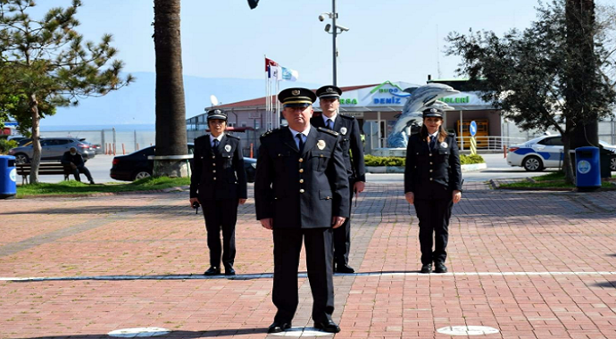 Bursa'da polis haftasına sessiz kutlama