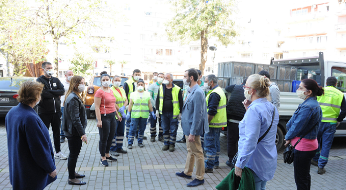 İzmir Balçova’da kriz masası kuruldu