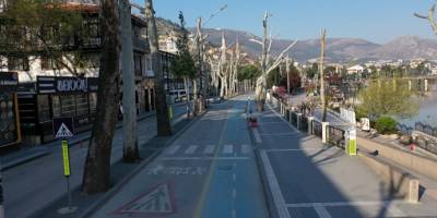 Amasya'da vatandaşlar evde kalıyor